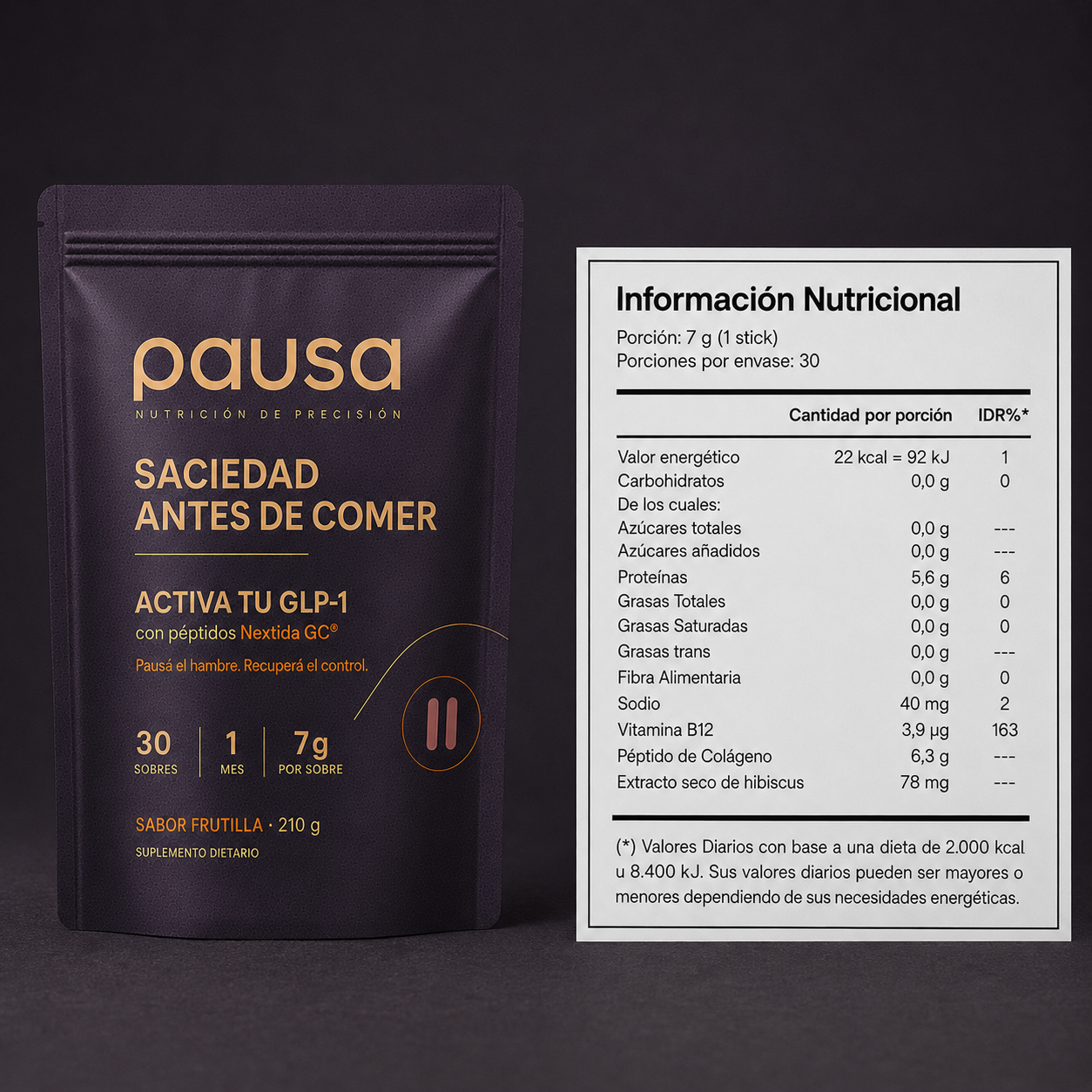 PAUSA® | Menos hambre mientras comés y menos antojos después de hacerlo
