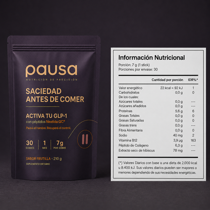 PAUSA® | Menos hambre mientras comés y menos antojos después de hacerlo